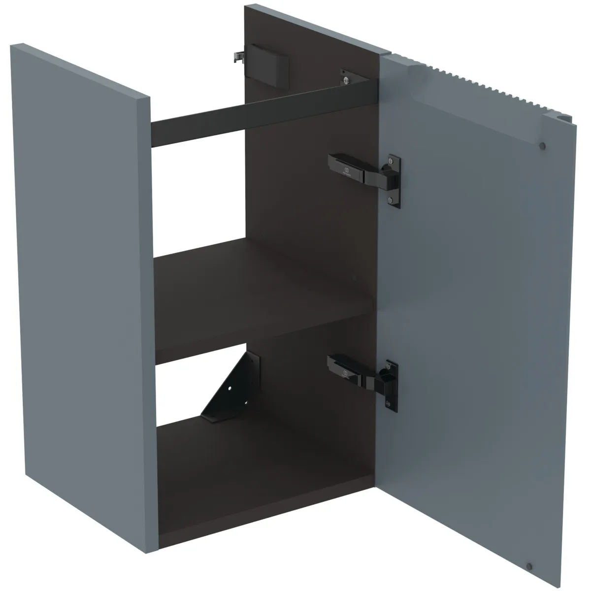 Ideal Standard Handwaschbeckenunterschrank Finesse 350mm 1 Tür A:rechts Aschblau matt Ideal Standard Handwaschbeckenunterschrank Finesse 350mm 1 Tür A:rechts Aschblau matt
