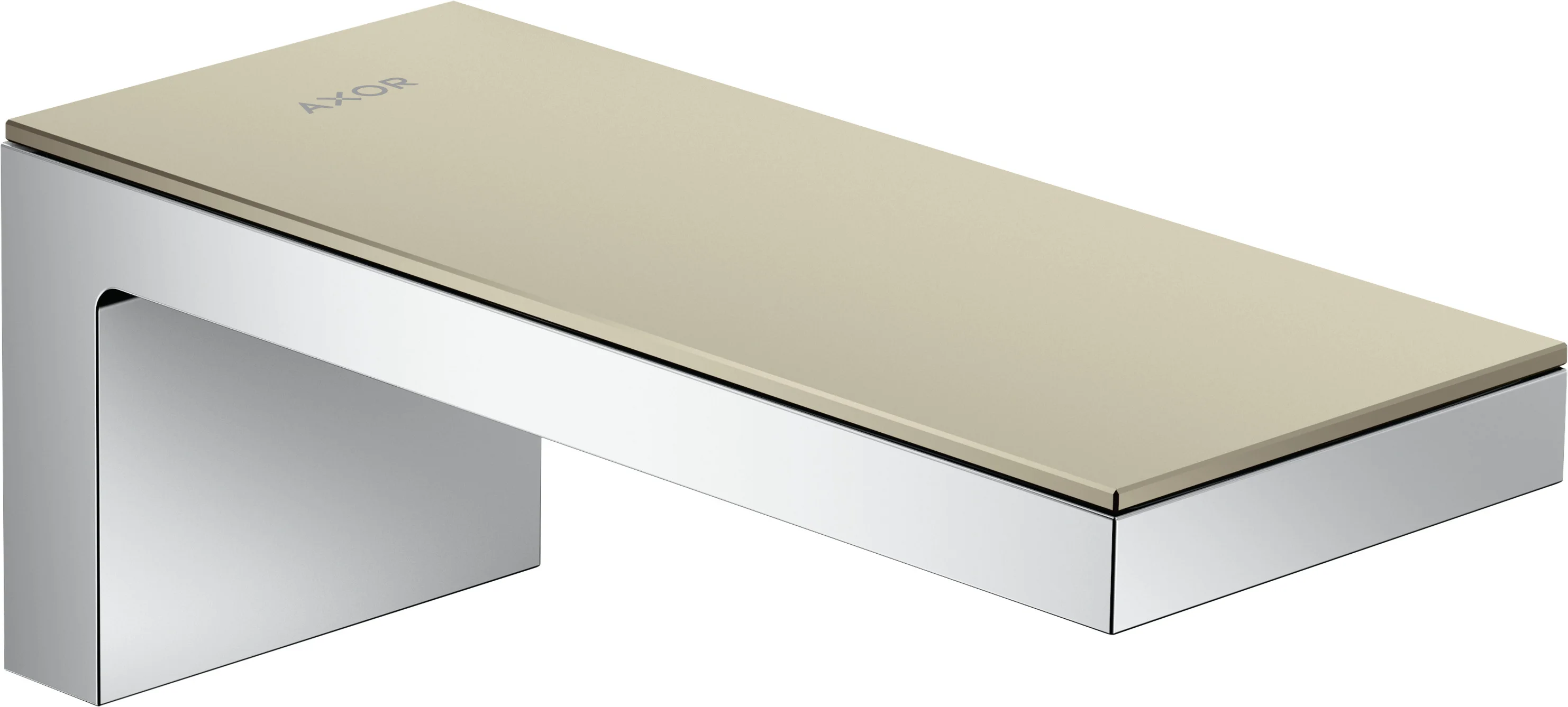 Hansgrohe AXOR MyEdition Wanneneinlauf ohne Platte, Chrom, Ausladung 176 mm, Wandmontage, max. Durchfluss 24 l/min bei 3 bar, Anschluss DN15