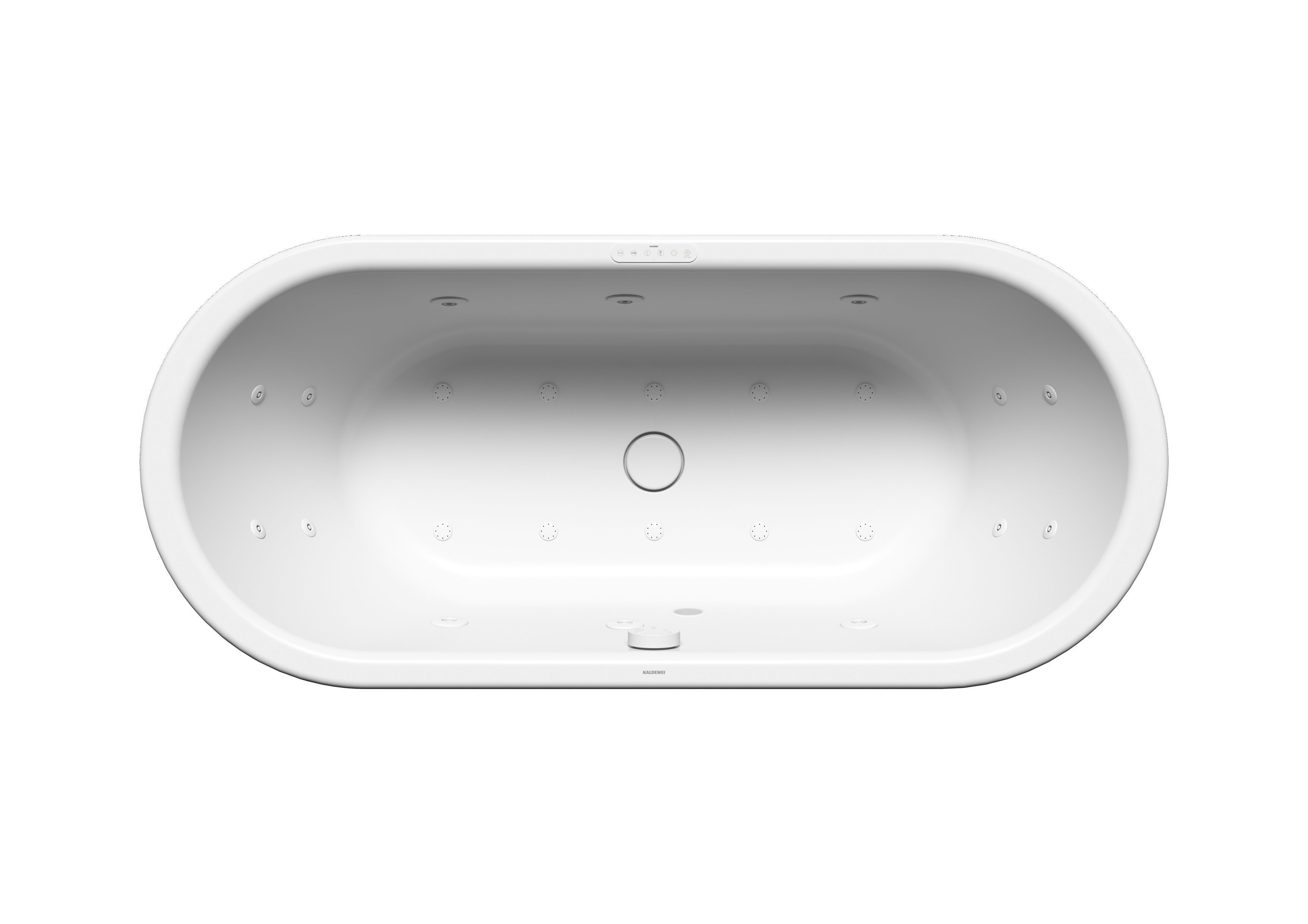 Kaldewei Badewanne „Centro Duo Oval“ oval 170 × 75 cm, mit Überlauf, ohne Wannenträger in cool grey 90 Kaldewei Badewanne „Centro Duo Oval“ oval 170 × 75 cm, mit Überlauf, ohne Wannenträger in cool grey 90