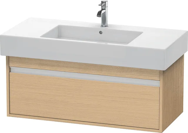 Duravit Waschtischunterschrank wandhängend „Ketho“ 100 × 41 × 45,5 cm Eiche Natur Duravit Waschtischunterschrank wandhängend „Ketho“ 100 × 41 × 45,5 cm Eiche Natur