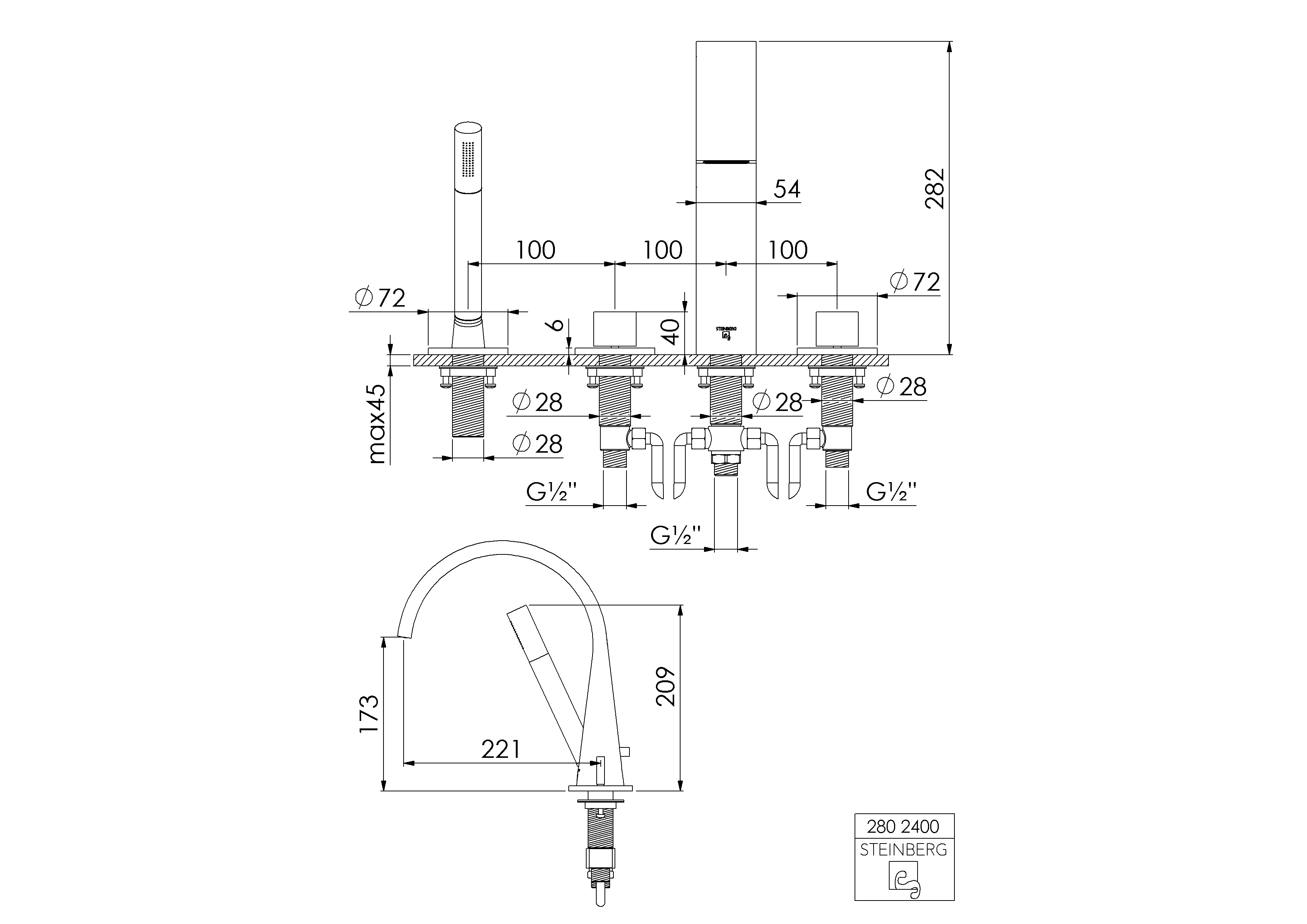 Steinberg Serie 280 Armatur Steinberg Serie 280 Armatur
