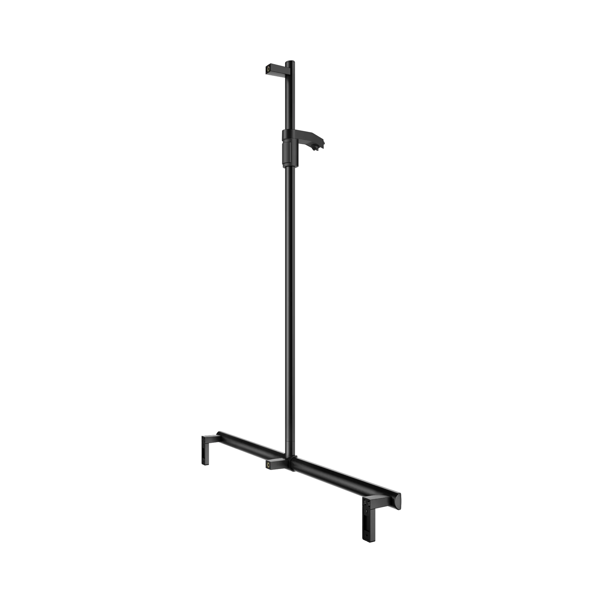 KEUCO AXESS Duschhandlauf mit Brausestange 1200⁄1300 mm schwarz matt