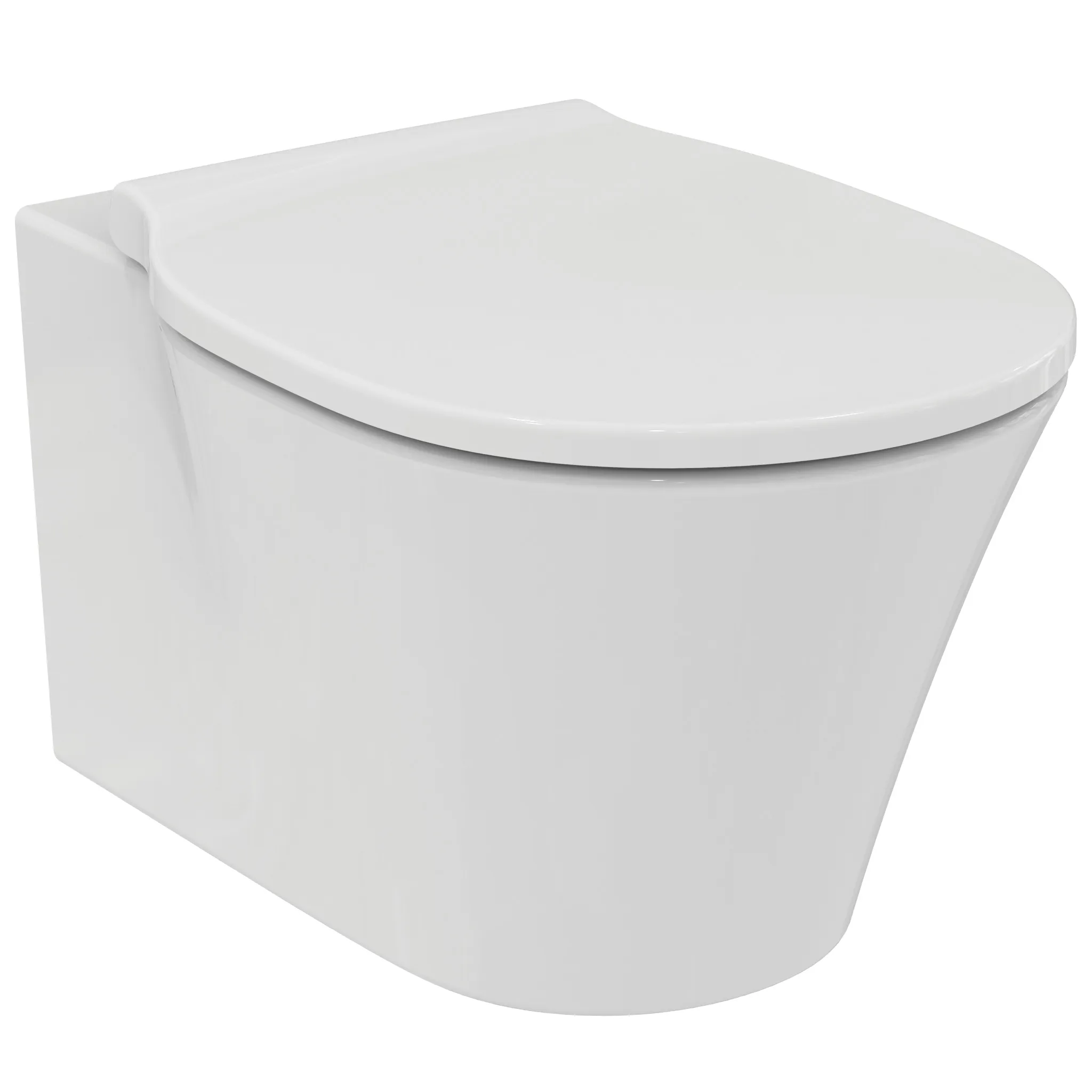 Wand-Tiefspül-WC-Kombipaket Connect Air, AQUABLADE, mit Softclosing, 365x540mm, Weiß