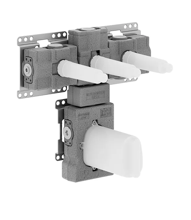 Dornbracht xTOOL UP-Thermostatmodul mit 3 Ventilen - DR-Messing, bleifrei
