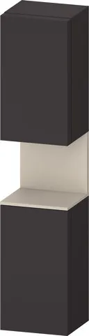 Duravit Hochschrank „Qatego“ 40 × 176 × 36 cm in, mit Beleuchtung