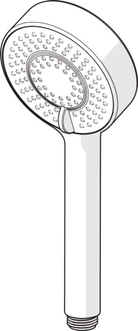 HA Handbrause HANSABASICJET 4463 3-strahlig Chrom