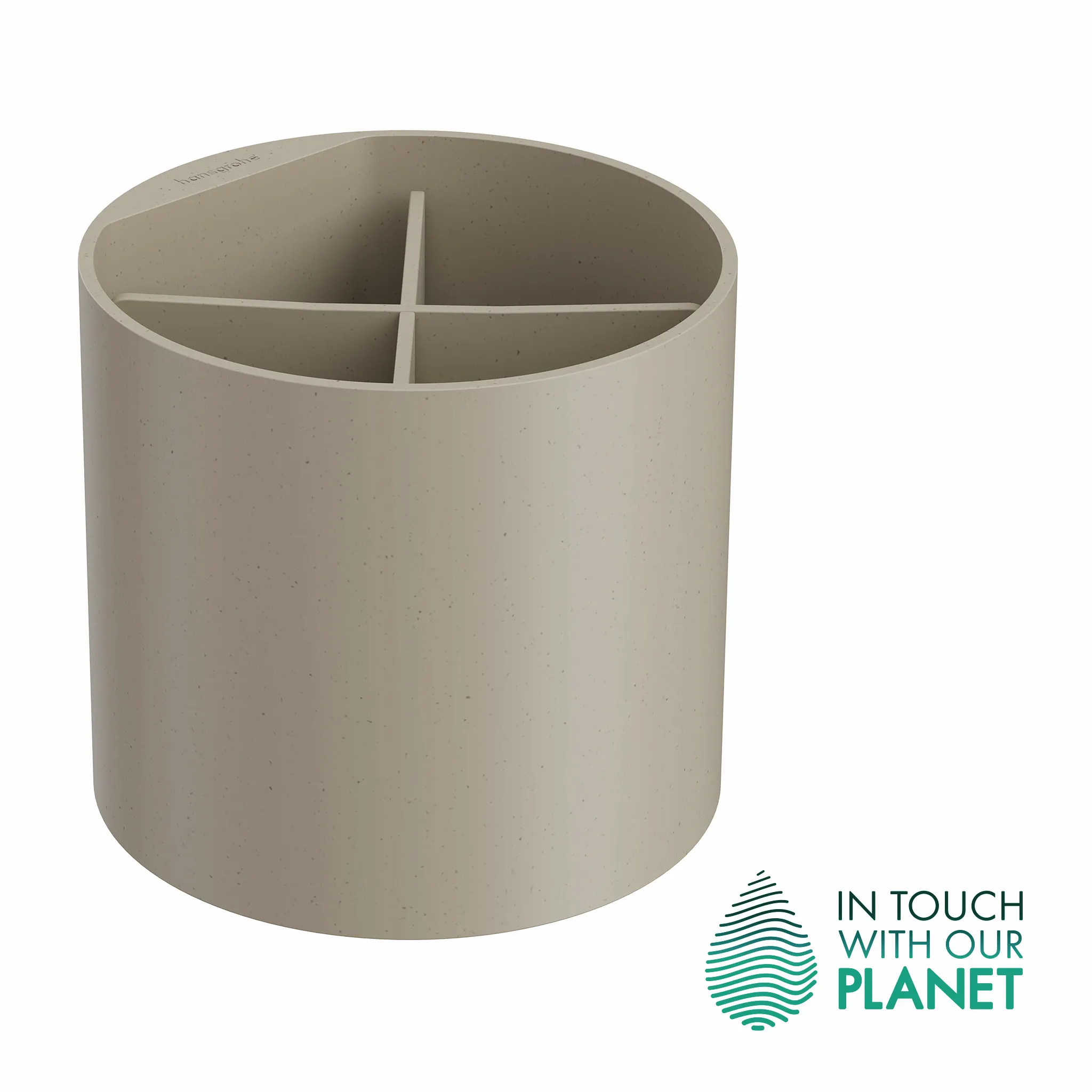 Hansgrohe WallStoris Planet Edition Becher, Sand (recycelt) Hansgrohe WallStoris Planet Edition Becher, Sand (recycelt)