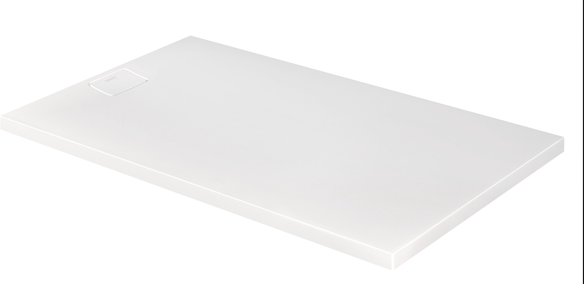 Duravit rechteck Duschwanne „Stonetto“ 160 × 100 cm in Weiß Matt
