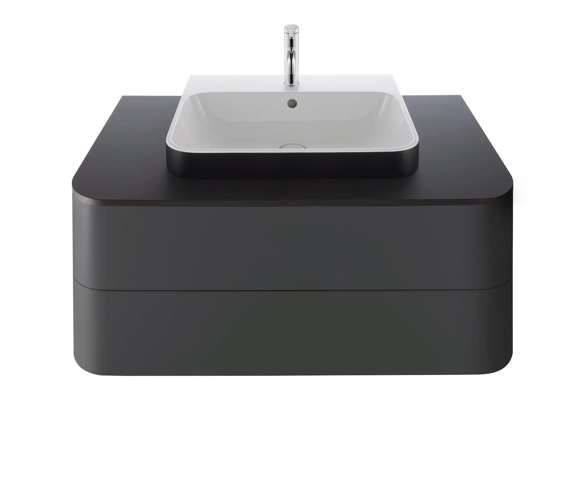 Duravit Konsole „Happy D.2 Plus“, mittig Duravit Konsole „Happy D.2 Plus“, mittig