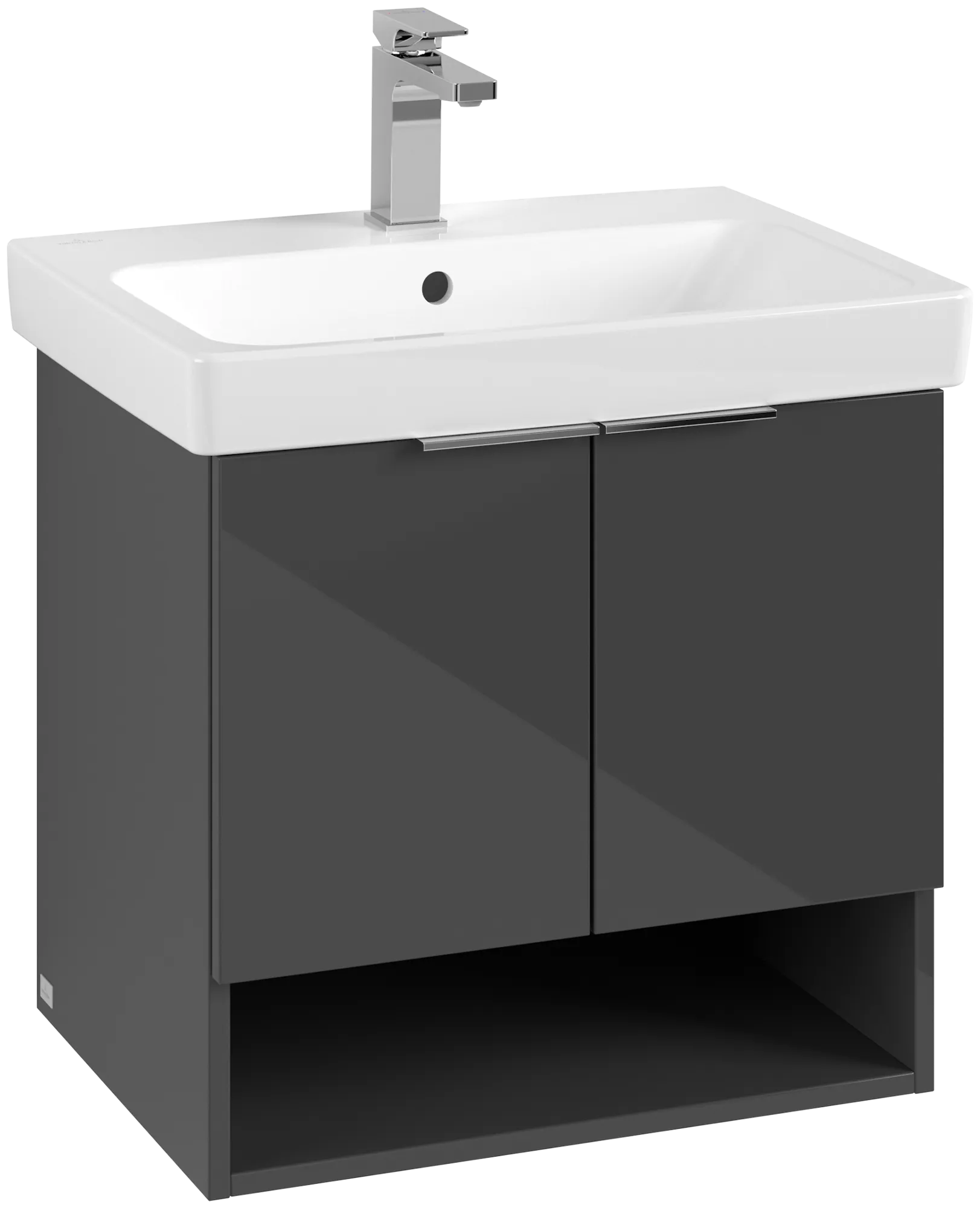 Villeroy & Boch Architectura Waschbeckenunterschrank B88900, 550 x 520 x 438 mm, 2 Türen, Grey