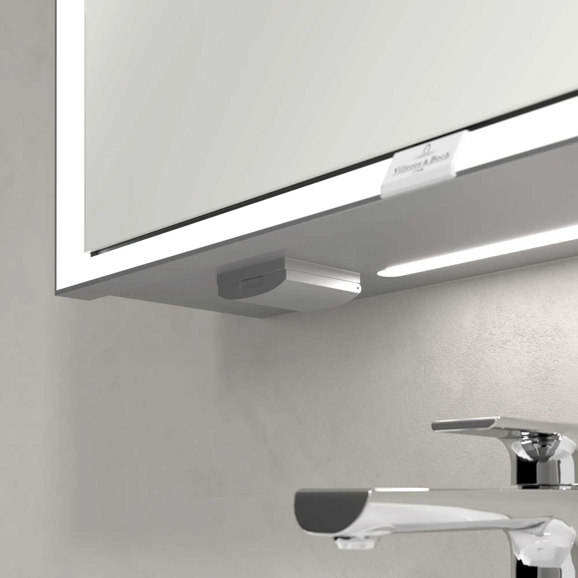 Villeroy & Boch Vorbau-Spiegelschrank „My View Now“ 600 × 750 × 168 mm in White Matt, Anschlag links, links Villeroy & Boch Vorbau-Spiegelschrank „My View Now“ 600 × 750 × 168 mm in White Matt, Anschlag links, links