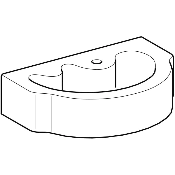 Wandwaschtisch für Kinder „Bambini“, rechteckig 60 × 40 cm Wandwaschtisch für Kinder „Bambini“, rechteckig 60 × 40 cm