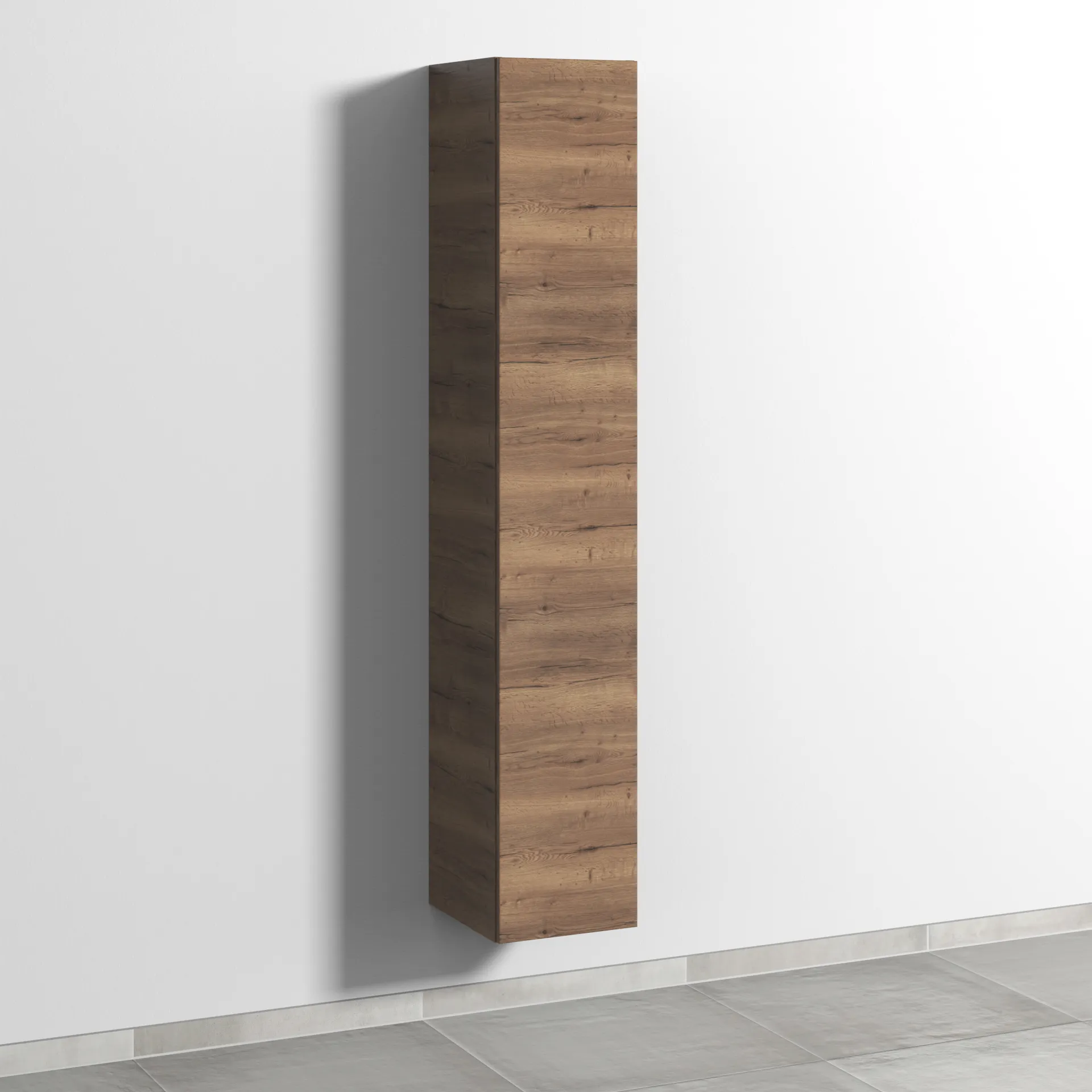 Sanipa Hochschrank „3way“ 300 × 1700 × 345 mm Anschlag rechts, in Eiche Tabak, Anschlag rechts