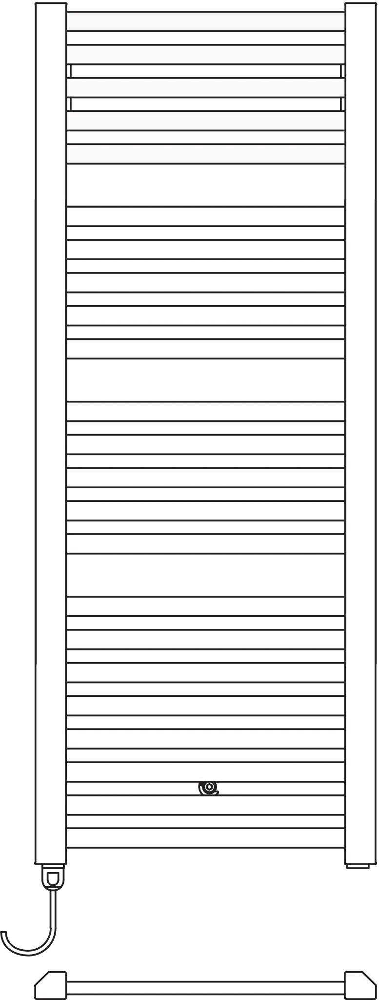 Kermi Design-Elektroheizkörper „Geneo® quadris-E“ 74,6 × 177,4 cm in glanzsilber Metallic Kermi Design-Elektroheizkörper „Geneo® quadris-E“ 74,6 × 177,4 cm in glanzsilber Metallic