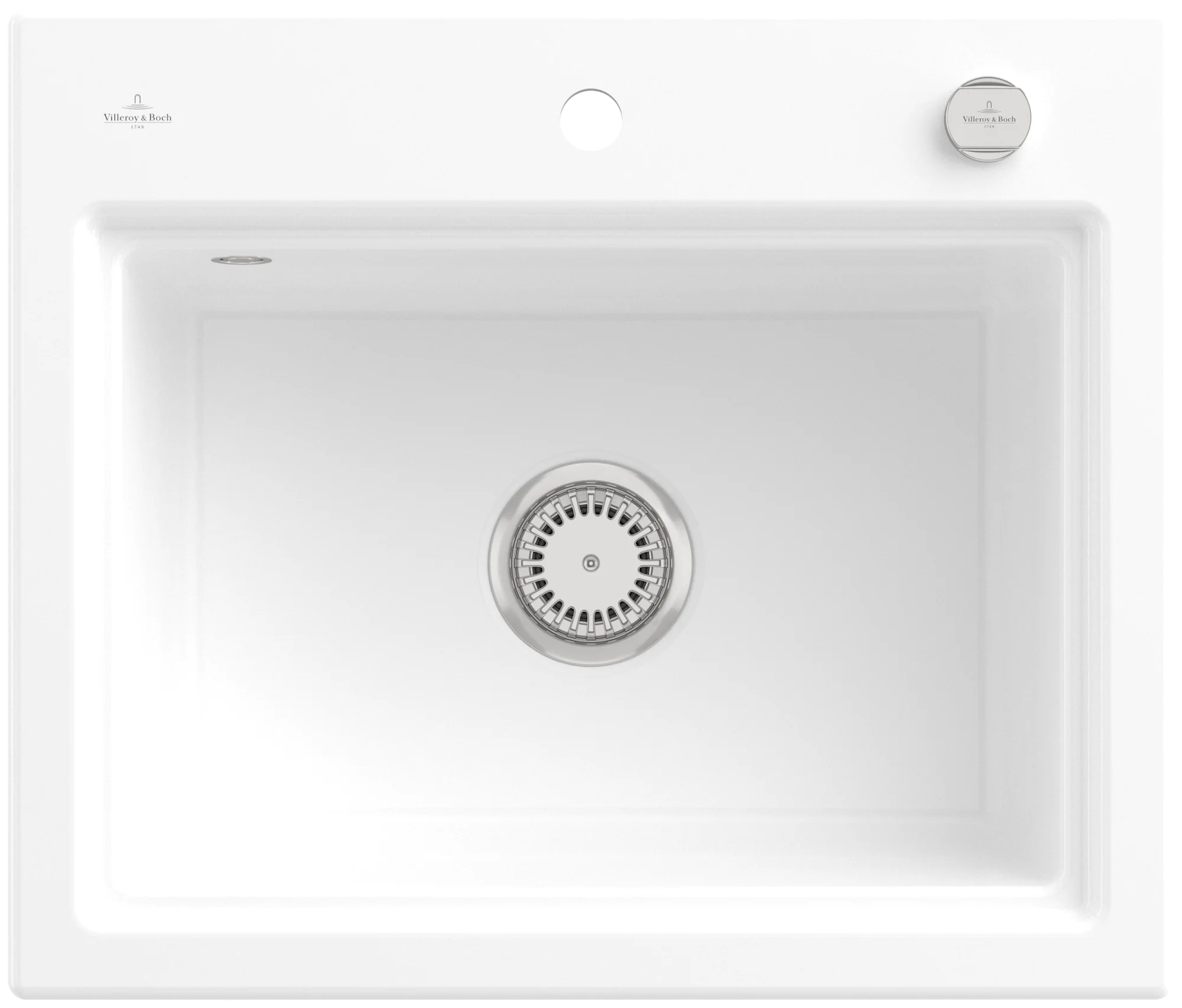 Villeroy & Boch Subway Style 60 S 336A02, Einbauspüle, 600 x 510 mm, Weiß