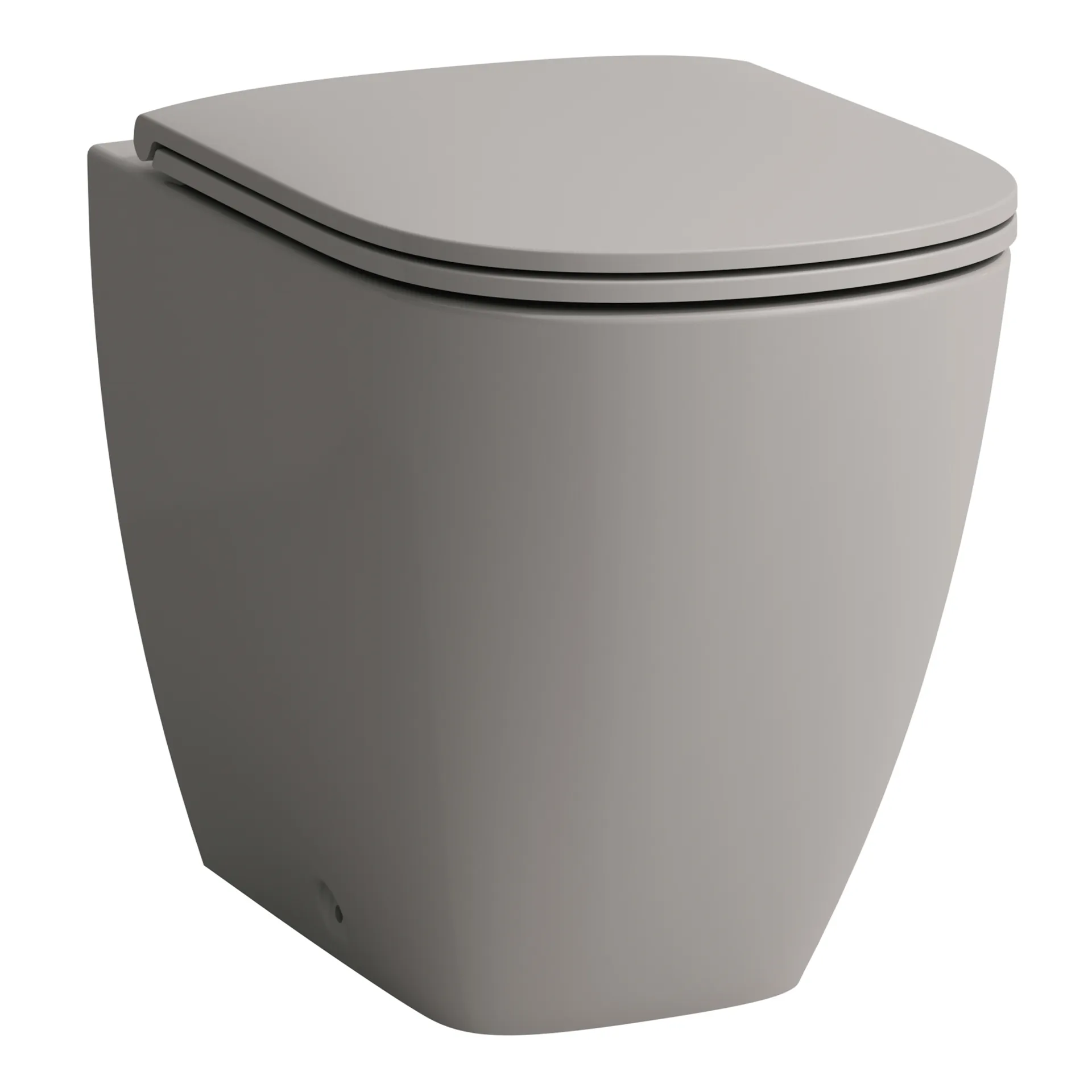 Laufen Stand-Tiefspül-WC Keramikhöhe 42 cm „Lua“ 360 × 420 × 520 mm in Manhattan, Abgang waagerecht, ohne Spülrand