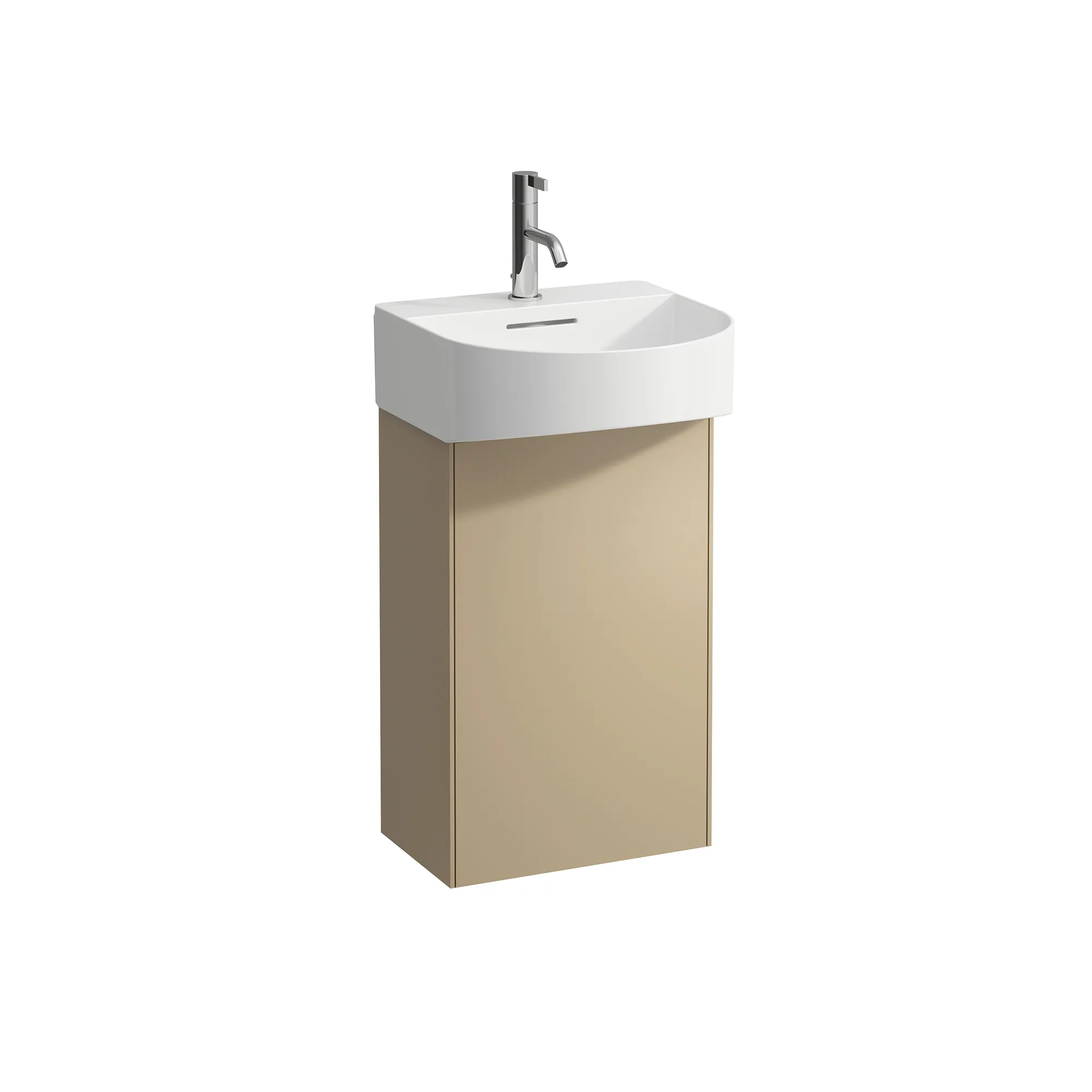 Laufen Waschtischunterbau „SONAR“ 240 × 600 × 385 mm Gold, Anschlag links