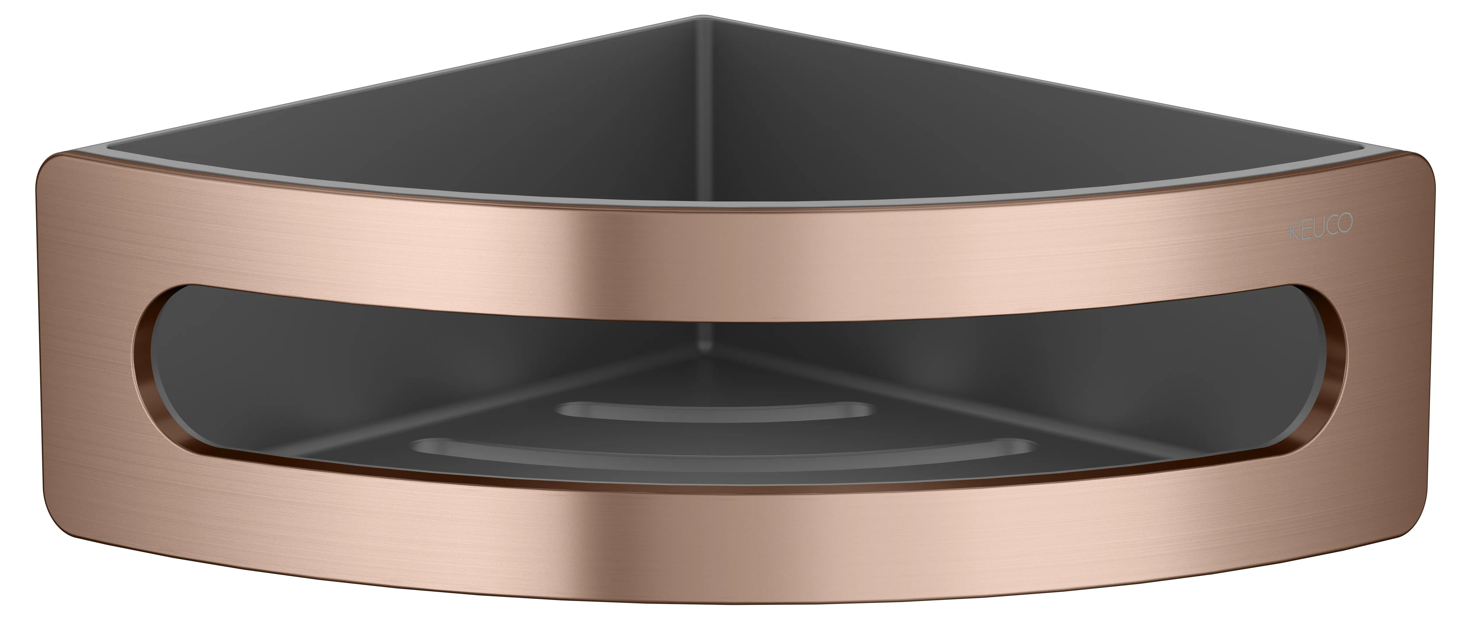 Elegance Eckduschkorb Rotgold gebürstet / anthrazit Elegance Eckduschkorb Rotgold gebürstet / anthrazit