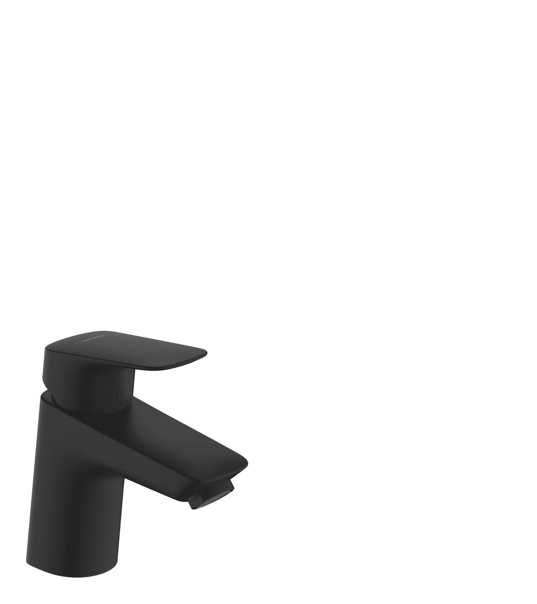 Hansgrohe Logis Einhebel-Waschtischmischer 70 mit Metall Zugstangen-Ablaufgarnitur, Mattschwarz Hansgrohe Logis Einhebel-Waschtischmischer 70 mit Metall Zugstangen-Ablaufgarnitur, Mattschwarz