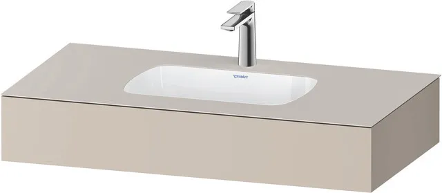 Einbauwaschtisch mit Konsole „Qatego“ 100 × 55 × 17 cm
