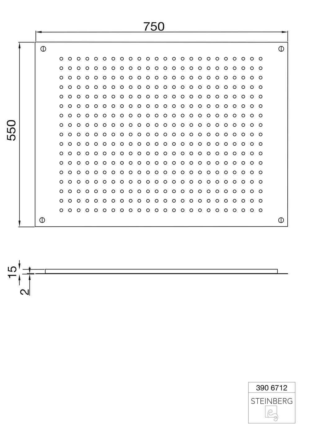 Steinberg Serie 390 Relax Rain Regenpaneel Steinberg Serie 390 Relax Rain Regenpaneel