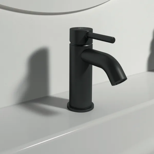 Waschtischarmatur Ceraline, 5 l/min., ohne Ablaufgarnitur, Ausladung 100mm, Chrom Waschtischarmatur Ceraline, 5 l/min., ohne Ablaufgarnitur, Ausladung 100mm, Chrom