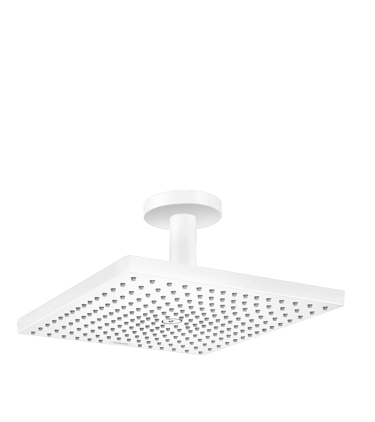 Hansgrohe Raindance E Kopfbrause 300 1jet mit Deckenanschluss, Mattweiß Hansgrohe Raindance E Kopfbrause 300 1jet mit Deckenanschluss, Mattweiß