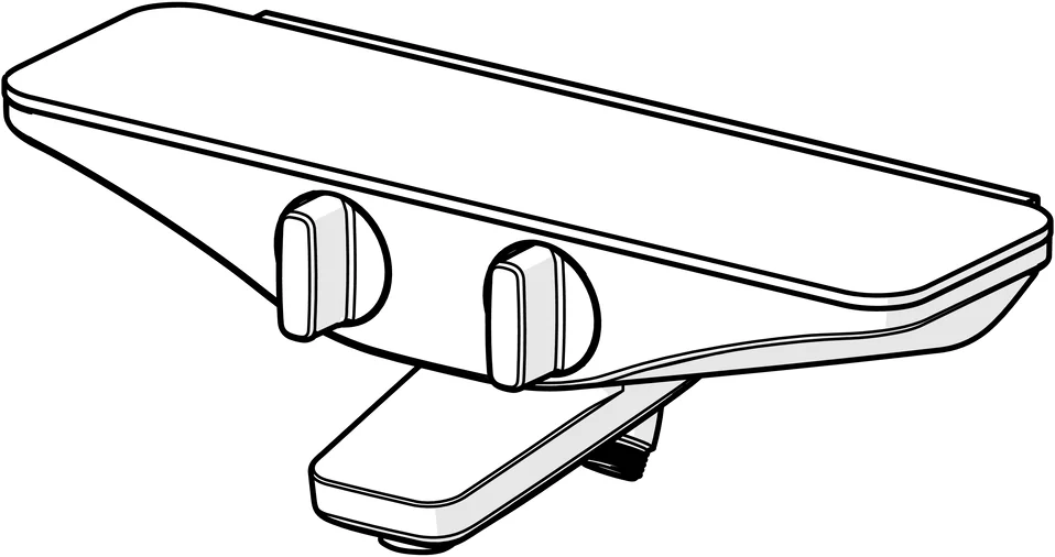 HansaEMOTION Wannen- und Brausearmatur Chrom/Weiss, DN15 HansaEMOTION Wannen- und Brausearmatur Chrom/Weiss, DN15