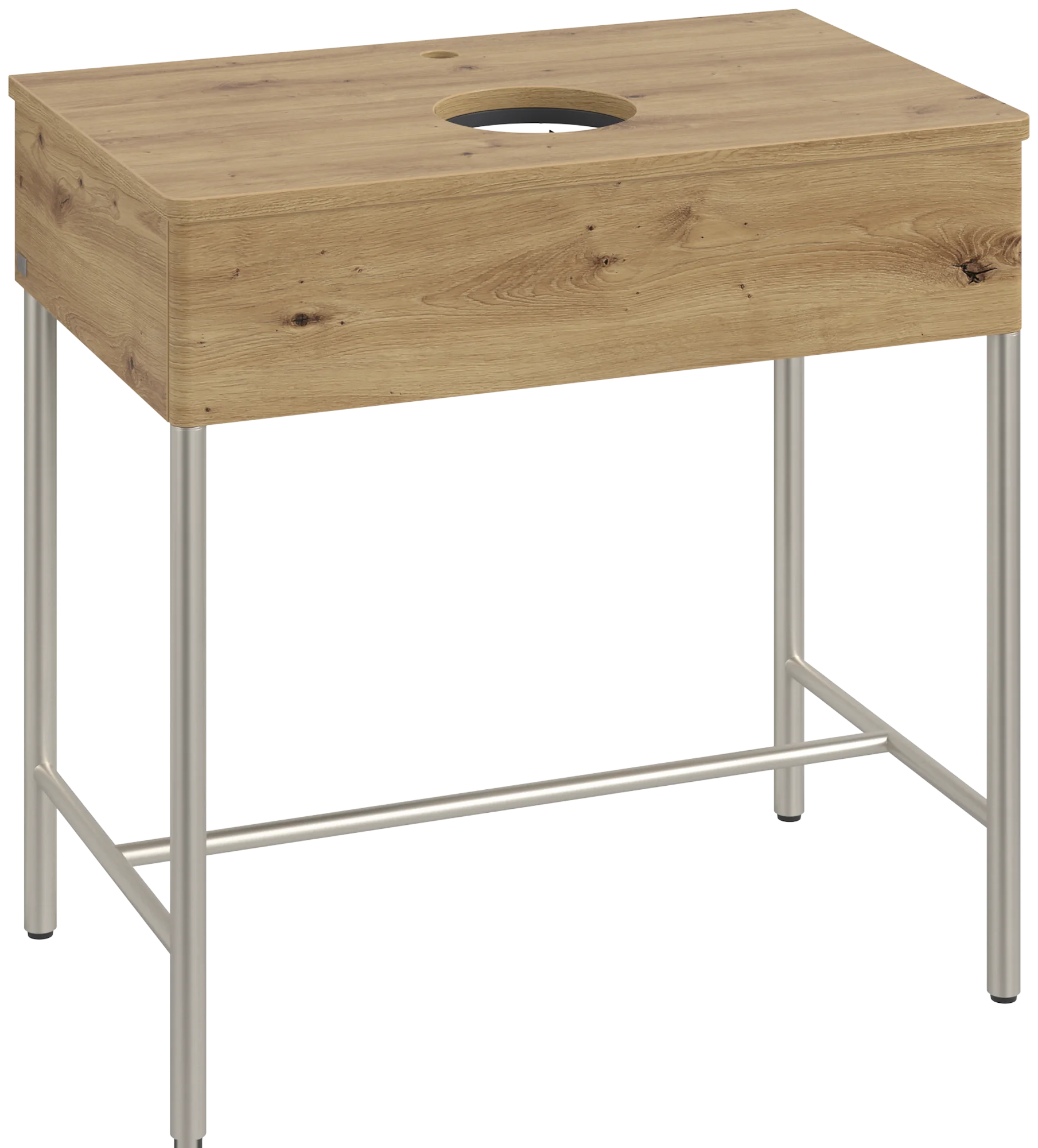 Villeroy & Boch Waschbeckenunterschrank Artis L60050TS, Eckig Oak Natural Touch, 800x782x500mm, mit Beleuchtung und Push-to-open Funktion Villeroy & Boch Waschbeckenunterschrank Artis L60050TS, Eckig Oak Natural Touch, 800x782x500mm, mit Beleuchtung und Push-to-open Funktion