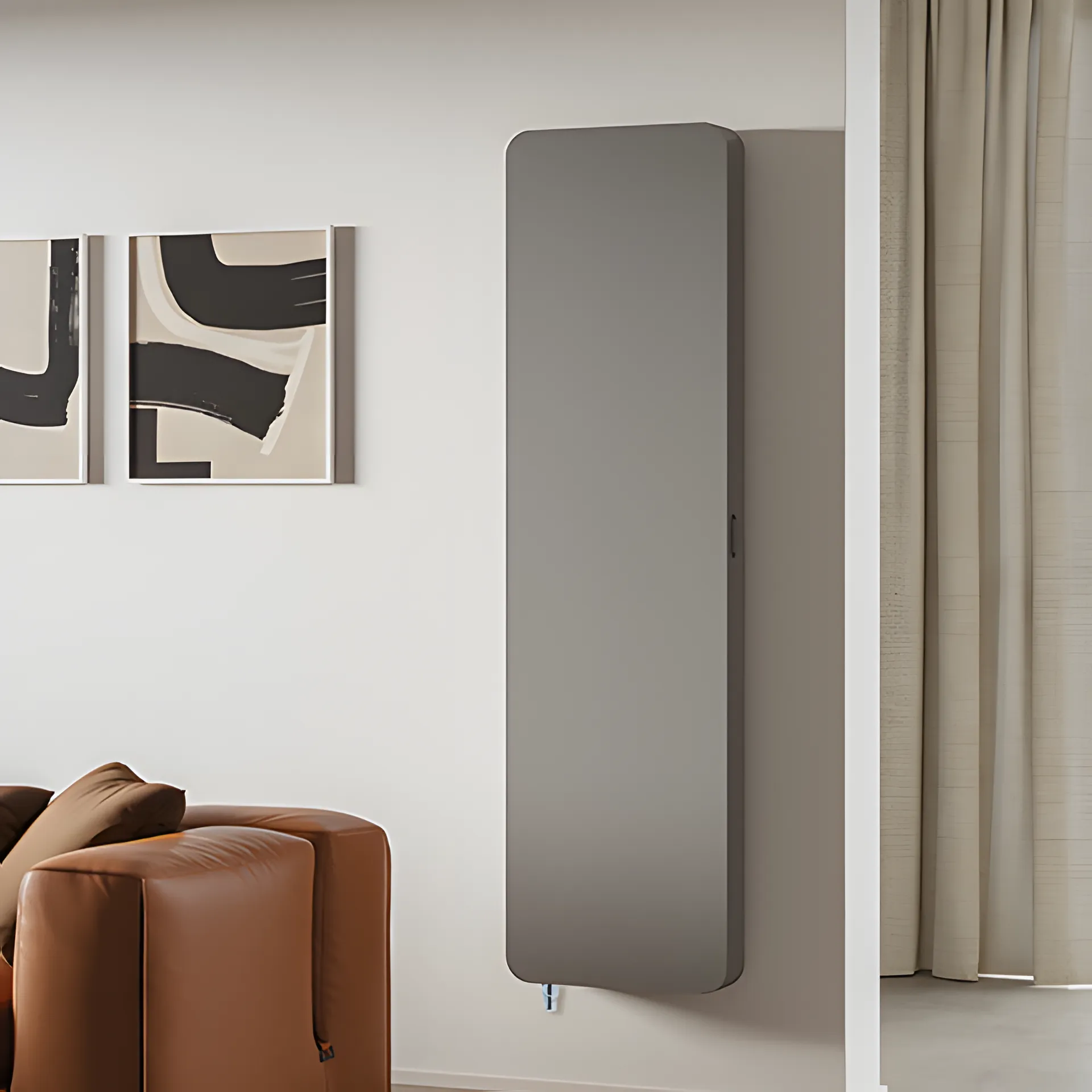 BEMM Hybrid-Heizkörper Relax Style Serie RES Schwarz Samtmatt mit Ventilation und Touch-Bedienpanel BEMM Hybrid-Heizkörper Relax Style Serie RES Schwarz Samtmatt mit Ventilation und Touch-Bedienpanel