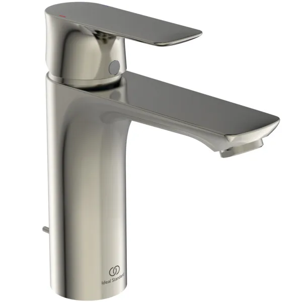 Waschtischarmatur Connect Air, Grande, 5l/min., mit Ablaufgarnitur, Ausladung 125mm, Brushed Gold Waschtischarmatur Connect Air, Grande, 5l/min., mit Ablaufgarnitur, Ausladung 125mm, Brushed Gold