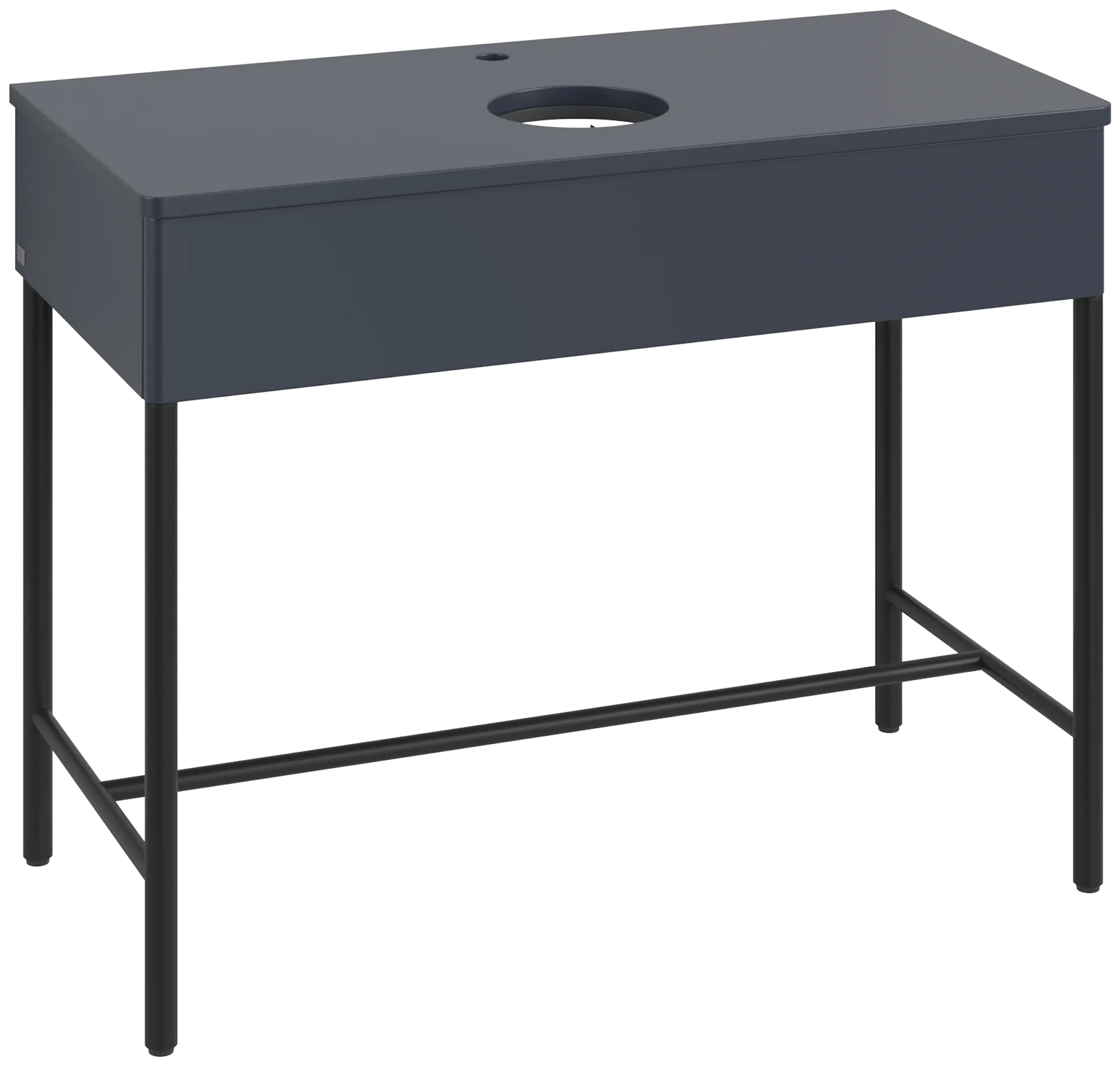 Villeroy & Boch Waschbeckenunterschrank Artis, Midnight Blue Matt Lacquer, 1000x782x500 mm, mit Metallgestell und Push-to-open Funktion