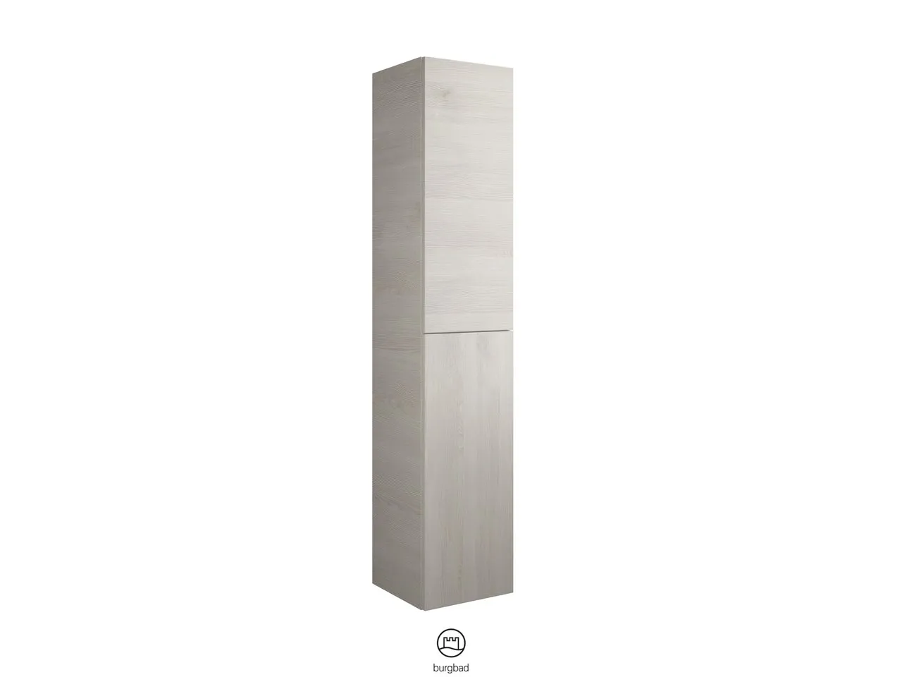 Hochschrank, 2 Türen mit Tip-On-Technik;2 Innenschubladen;4 Einlegeböden;1 fester Boden, Tiefe: 350 mm, Breite: 350 mm, Höhe: 1760 mm