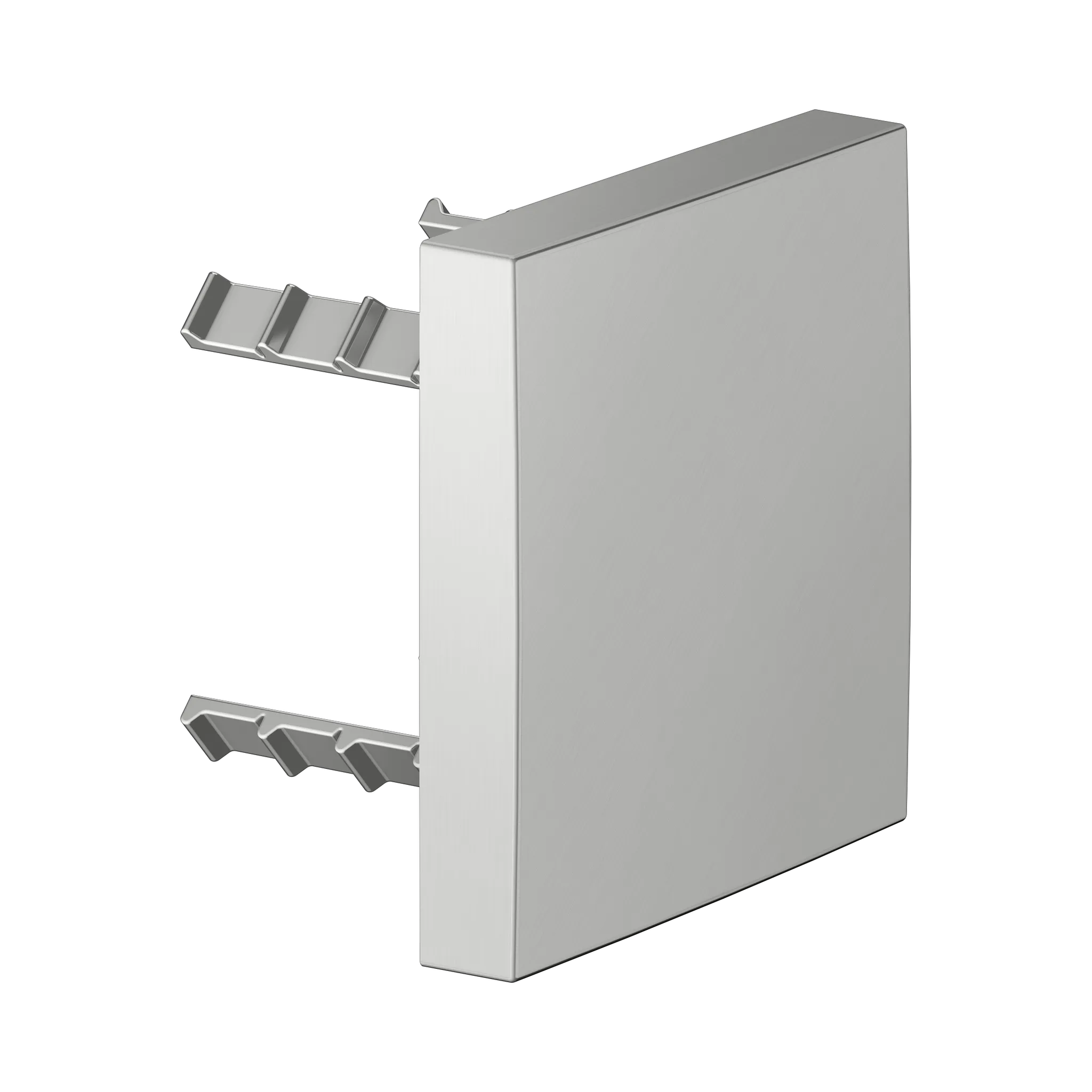 KEUCO Armaturenzubehör Abdeckblende eckig für Rohrunterbrecher 90x90mm Edelstahl