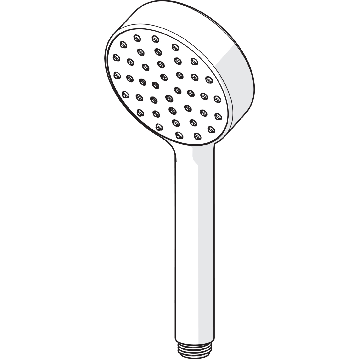 HansaMEDIJET Handbrause HansaMEDIJET 0416 1-strahlig d 95 mm Chrom HansaMEDIJET Handbrause HansaMEDIJET 0416 1-strahlig d 95 mm Chrom