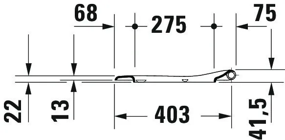 Duravit WC-Sitz „Qatego“ 36,8 × 42,5 × 4,4 cm