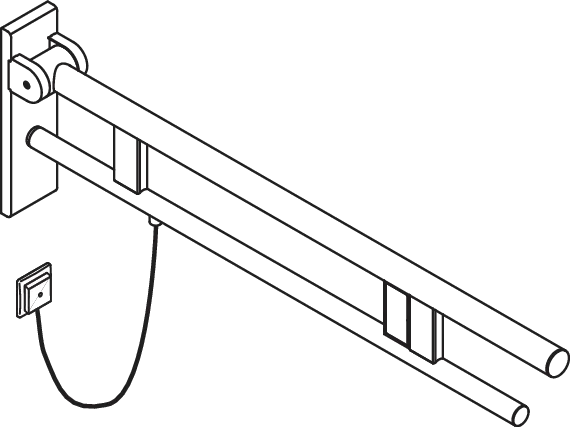 HEWI Stützklappgriff „System 900“