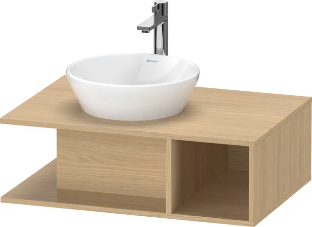 Duravit Waschtischunterschrank wandhängend „D-Neo“ 80 × 26 × 55 cm Eiche Natur Duravit Waschtischunterschrank wandhängend „D-Neo“ 80 × 26 × 55 cm Eiche Natur