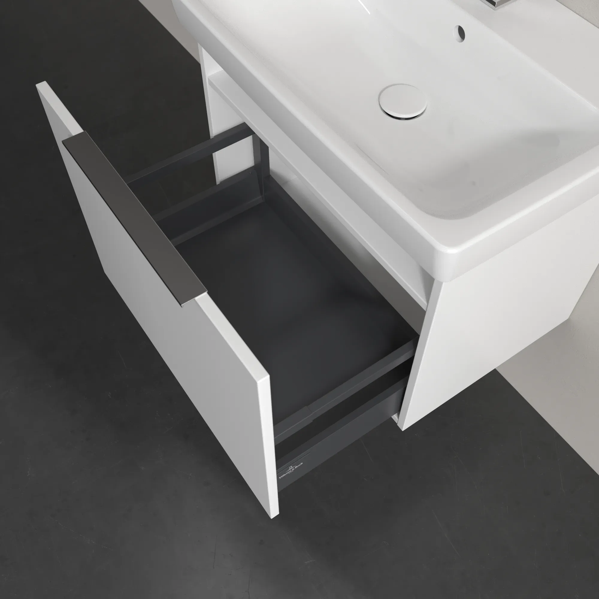 Villeroy & Boch Waschtischunterschrank „Architectura“ 600 × 470 mm Weiß Matt Villeroy & Boch Waschtischunterschrank „Architectura“ 600 × 470 mm Weiß Matt