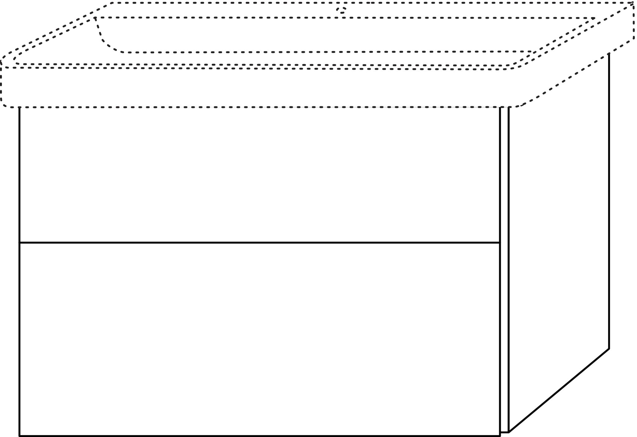 Sanipa Waschtischunterschrank „3way“ 930 × 591 × 462 mm in Eiche Nordic