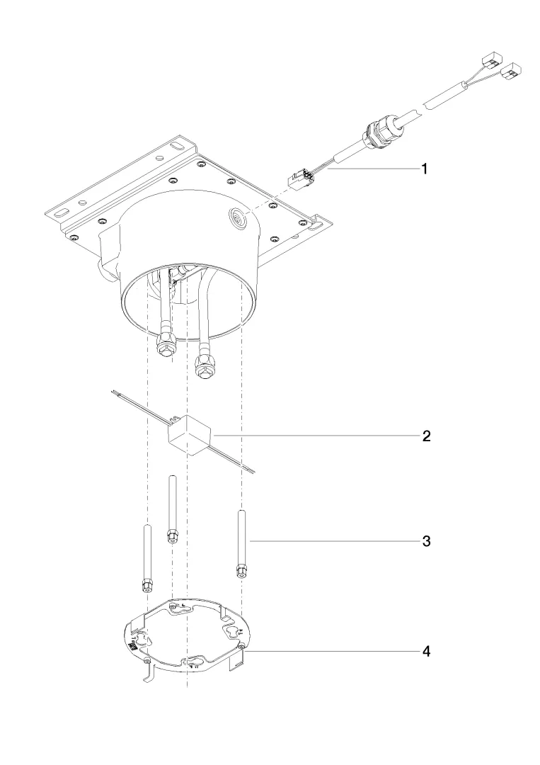 Dornbracht UP-Deckeneinbaukasten für Deckenanbindung mit Licht, Bausatz-Vormontage Dornbracht UP-Deckeneinbaukasten für Deckenanbindung mit Licht, Bausatz-Vormontage