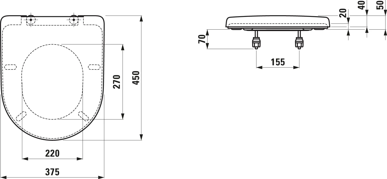Laufen WC-Sitz „Pro“ in Weiß Laufen WC-Sitz „Pro“ in Weiß