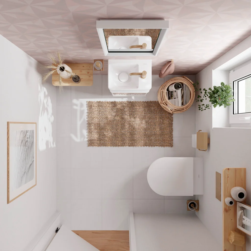 Hansgrohe Xarita E Spiegel 360/50 mit LED-Beleuchtung, IR-Sensor, Mattweiß