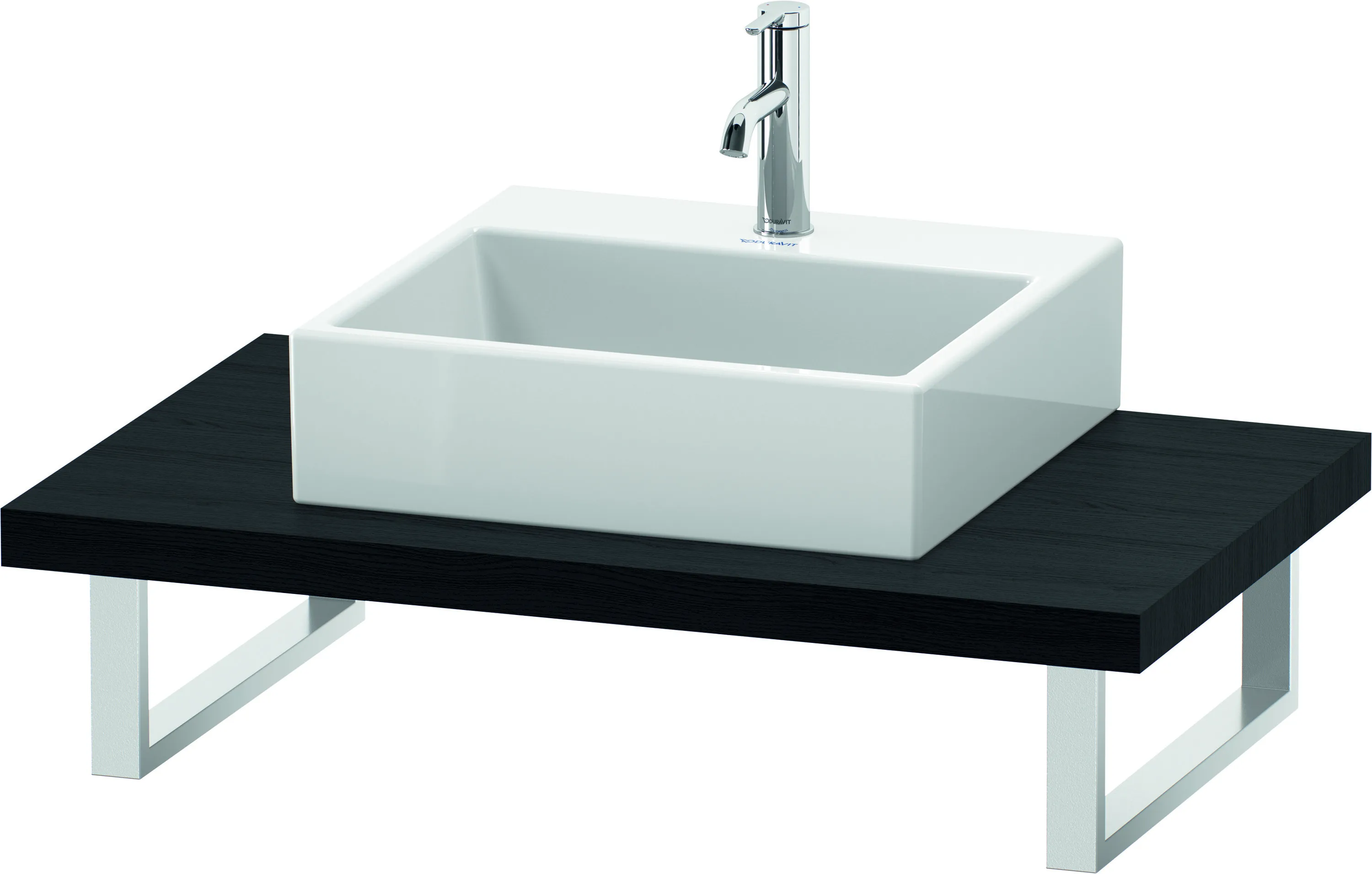 Duravit Konsole „L-Cube“ in Eiche Schwarz Duravit Konsole „L-Cube“ in Eiche Schwarz