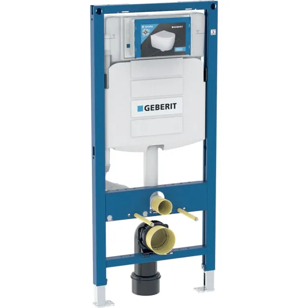 Sonderangebot: Geberit Vorwand-/Einbauelement für Toilette mit Unterputz-Spülkasten Sigma (UP320) „Duofix“ 112 × 50 × 12 cm