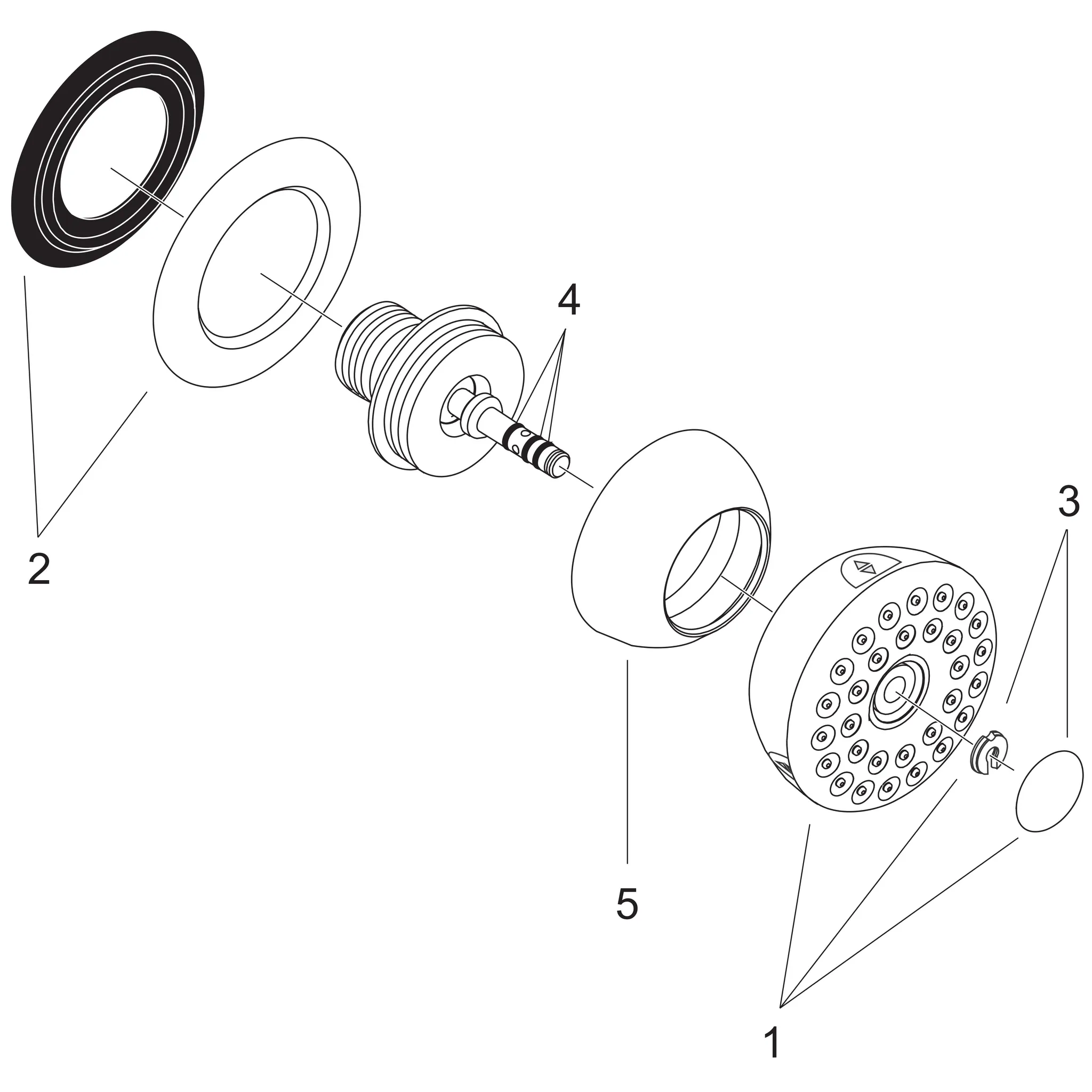 Seitenbrause Bodyvette mit Stop chrom mit Rubit Seitenbrause Bodyvette mit Stop chrom mit Rubit