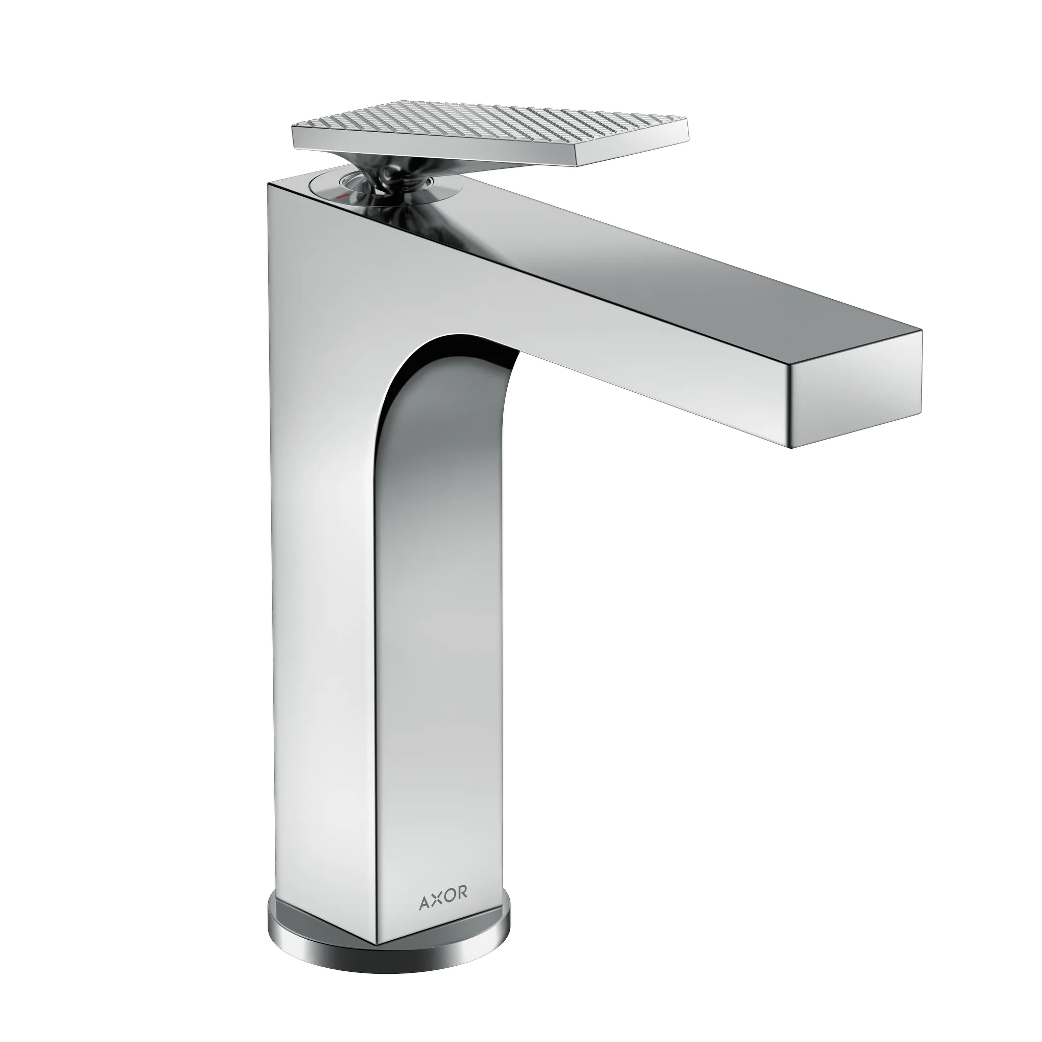 Hansgrohe AXOR Citterio Einhebel-Waschtischmischer 160 mit Hebelgriff und Ablaufgarnitur - Rautenschliff, Chrom Hansgrohe AXOR Citterio Einhebel-Waschtischmischer 160 mit Hebelgriff und Ablaufgarnitur - Rautenschliff, Chrom