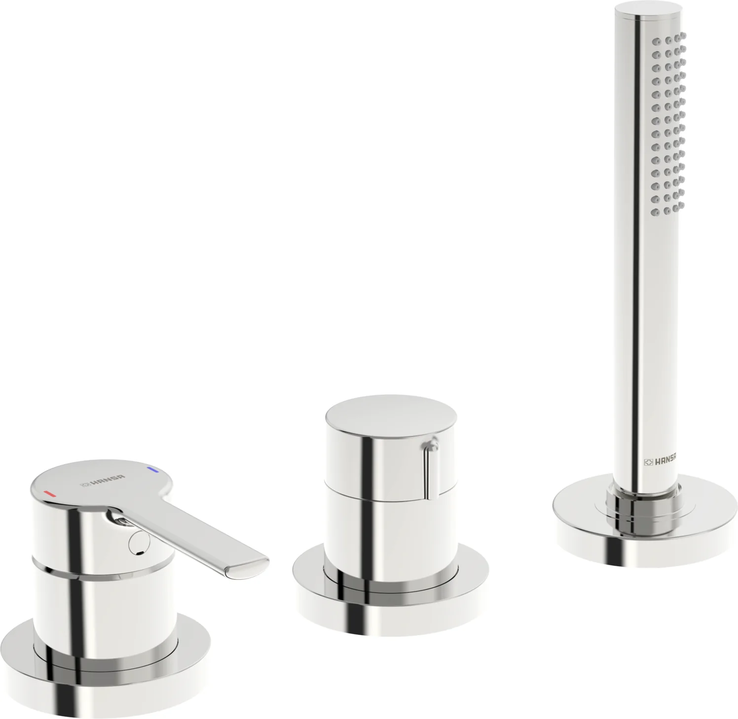 HansaRONDA Wannenarmatur Einhebelmischer Fertigmontageset für Wanne/Brause HansaRONDA Wannenarmatur Einhebelmischer Fertigmontageset für Wanne/Brause