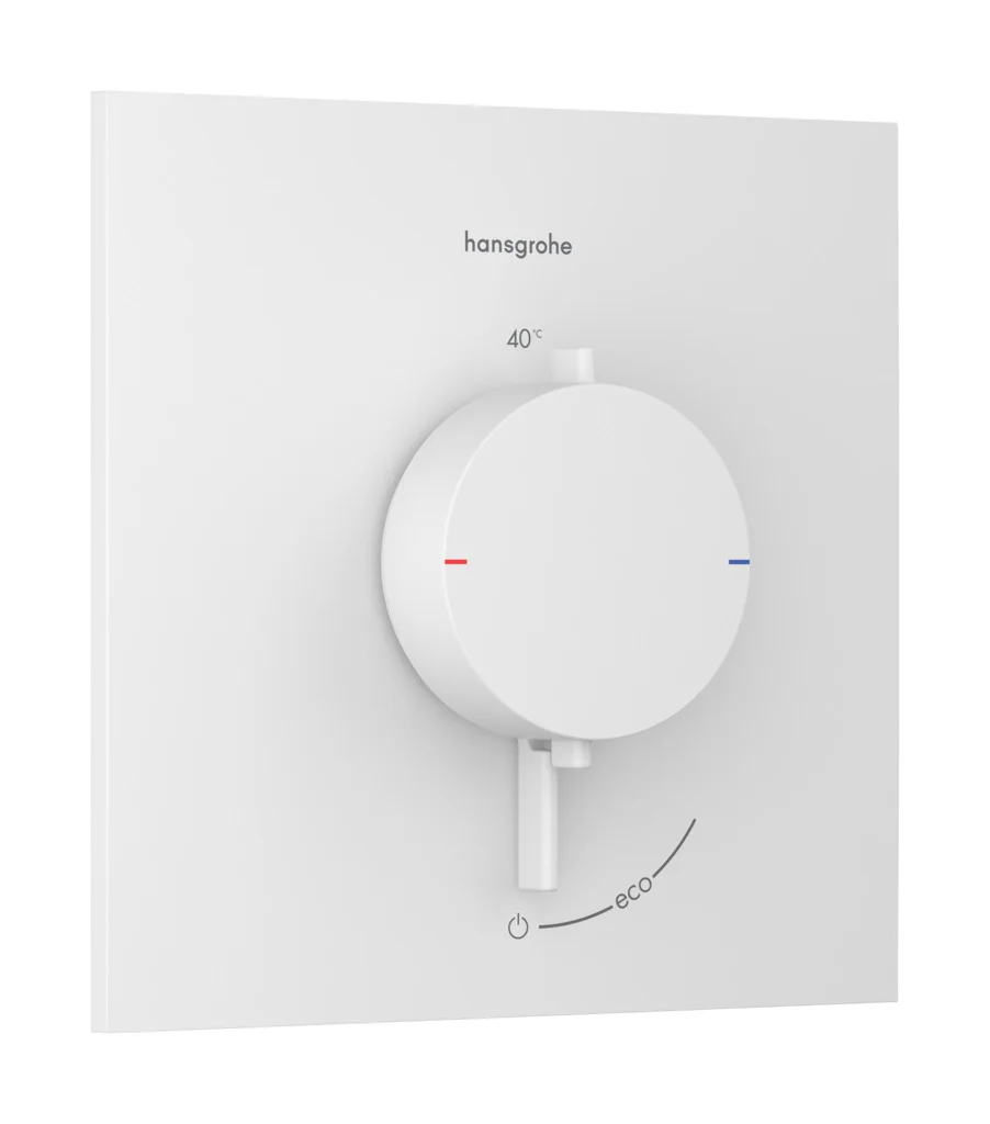 Hansgrohe Ecostat Comfort E Thermostat Unterputz, 1 Verbraucher, Mattweiß