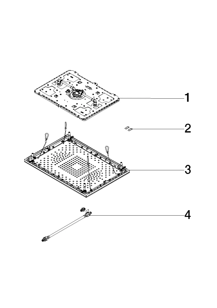 Dornbracht SERENITY SKY Regenpaneel für Deckeneinbau - Bausatz-Endmontage, 600x420mm, Chrom